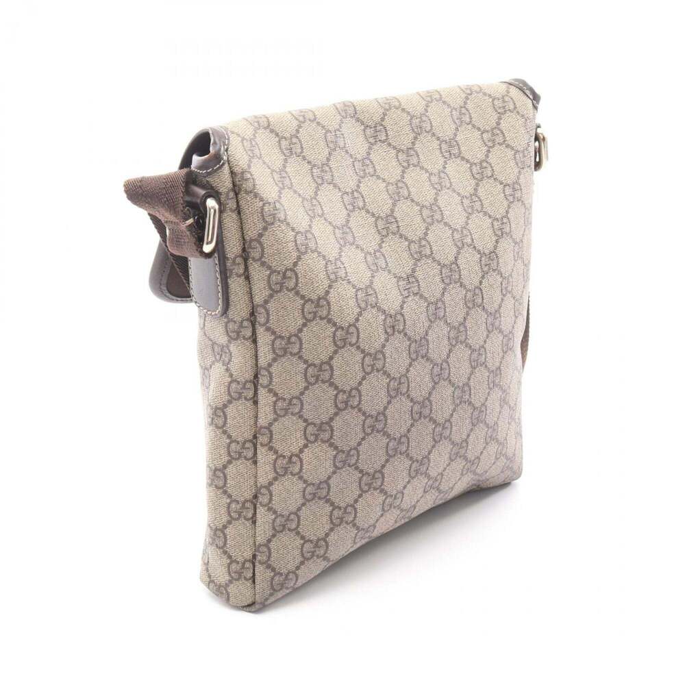 Gucci GG Supreme Shoulder Bag/Handbag, Coated Canvas and Leather, Women's, Be... - Picture 2 of 10